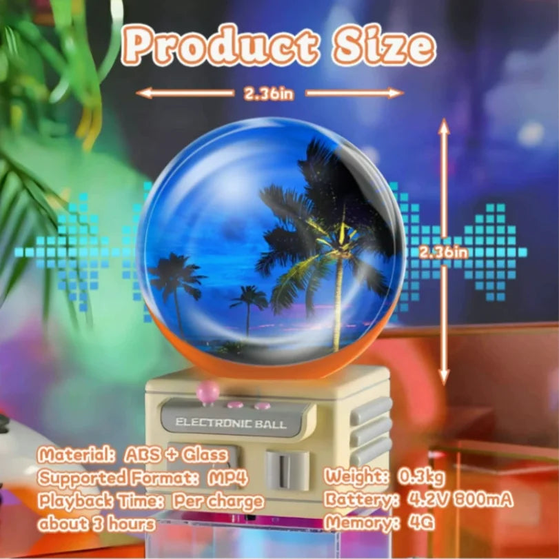 Aurora Memories™ – Crystal Memory Video Globe